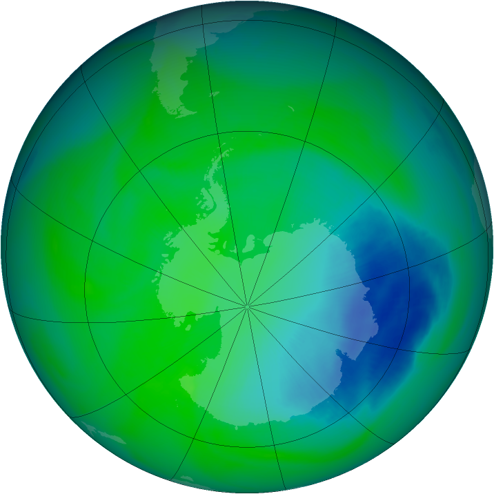 Ozone Map 2005-11-23